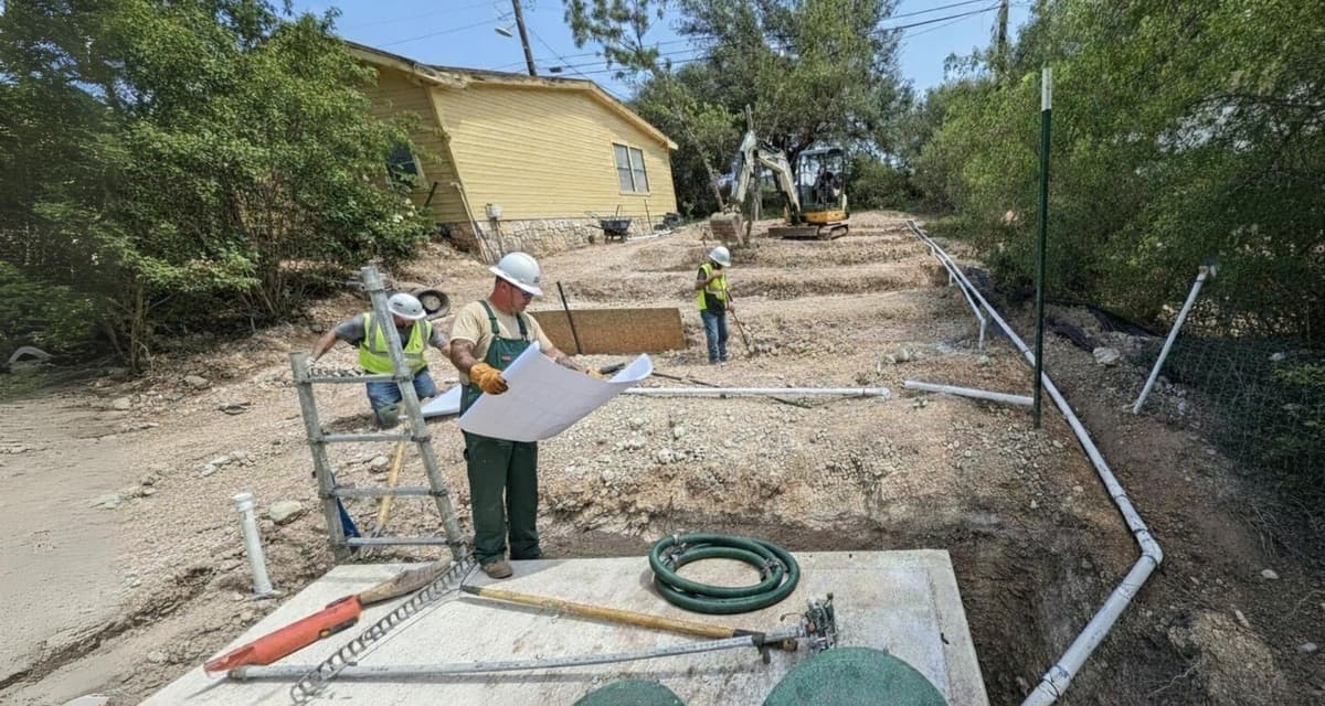 Professional septic system repair services